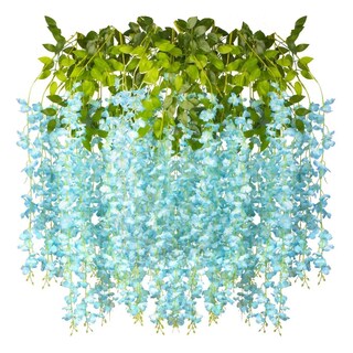 Foto 1 | Foto 1 | Flores Artificiales Eo Safe Imports Esi-10799 Azules 12 pzas