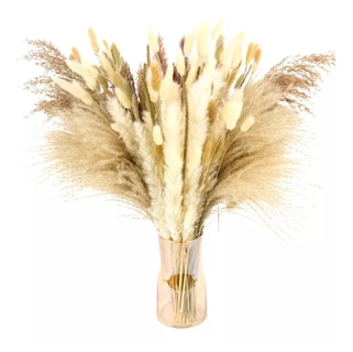 Foto 1 | Foto 1 | Plantas Decorativas 100pcs Pampas Secas Flores Artificiales