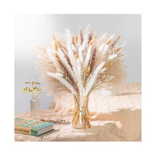 Foto 4 | Foto 4 | Plantas Decorativas 100pcs Pampas Secas Flores Artificiales