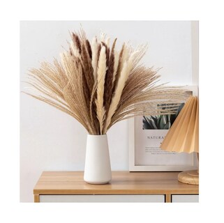 Foto 2 | Foto 2 | Pampas Secas 30pcs Plantas Decorativas Flores Artificiales 15blanco+15rojo 30pcs