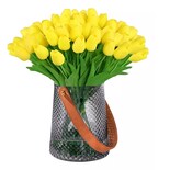 Tulipanes Artificiales Color Degradado 20pcs Eo Safe Imports Esi-17617 Amarillo
