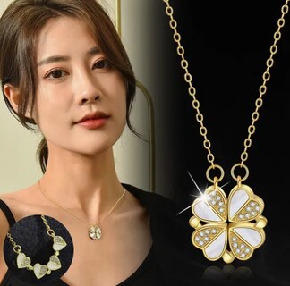 Foto 4 | Foto 4 | Flores Xtellar Rosa Eterna Y Collar De Corazón Regalo Para Mujeres