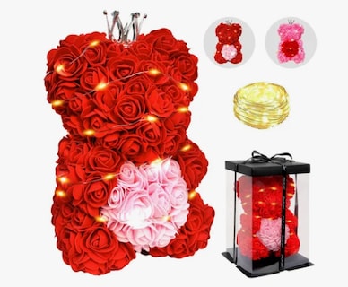 Foto 1 | Foto 1 | Oso Xtellar Rosas Flor Eterna Boda San Valentín Festivo Regalo Mujer