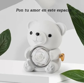 Foto 4 | Foto 4 | Flores Xtellar Eternas Rotación Estuches Para Joyeria Oso Creativo