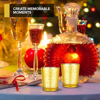 Foto 7 | Foto 7 | Portavelas Votive Stock Your Home Gold (paquete De 36) - Venta Internacional.