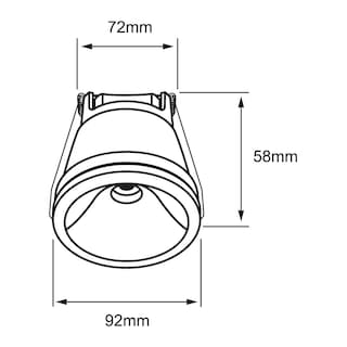 Foto 5 | Foto 5 | Lámpara Empotrada en Techo Led 6 W Luz Suave Cálida