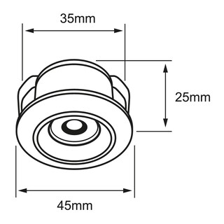 Foto 3 | Foto 3 | Lámpara DownlightLed Integrado Tecnolite