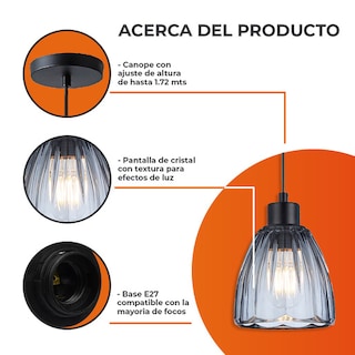 Foto 2 | Foto 2 | Lámpara de Techo Tecnolite 60 W