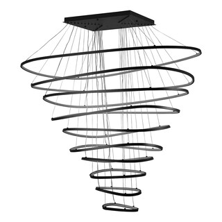 Foto 1 | Foto 1 | Lámpara Luxica Lighting STONE 9870 B color Negro Candil Colgante