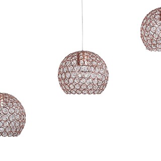 Foto 2 | Foto 2 | Candil 3 Luces Gamalux Globo Cristal Cortado K9 Alto Brillo Gor180/3