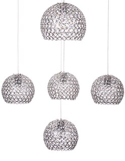 Foto 2 | Foto 2 | Candil Gamalux Globo Gl230 5 Luces Cromado