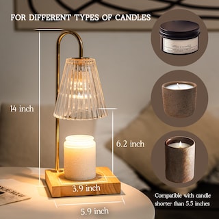 Foto 4 | Foto 4 | Lámpara Calentadora De Velas Marycele Electric Con Temporizador, Juego De 2 - Venta Internacional.
