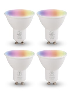 Foto 1 | Foto 1 | Focos Inteligentes Led GU10 Wifi Multicolor/Luz Blanca Fría/Cálida con 4 Piezas