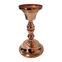 Candelabro Ilios Innova Estilo Europeo Dorado para Vela Cónica