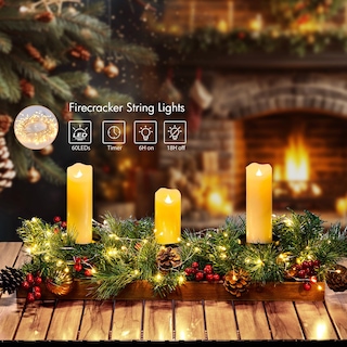 Foto 4 | Foto 4 | Candelabro Navideño Brightown Caja Plegable de Madera - Venta Internacional