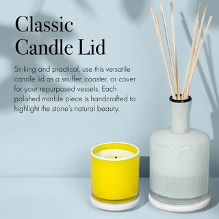 Foto 2 | Foto 2 | Tapa De Vela Lafco New York Classic De Mármol Blanco Pulido - Venta Internacional.