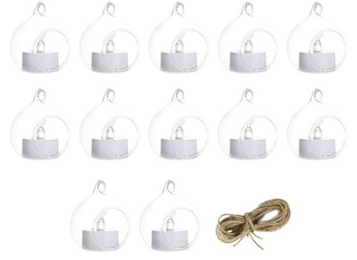 Foto 1 | Foto 1 | Xtellar Set De 12 Elegantes Portavelas Colgantes En Cristal De 6cm