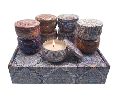 Foto 1 | Foto 1 | Vela de Aromaterapia 9 Piezas Velas Aromáticas Cera de Soja