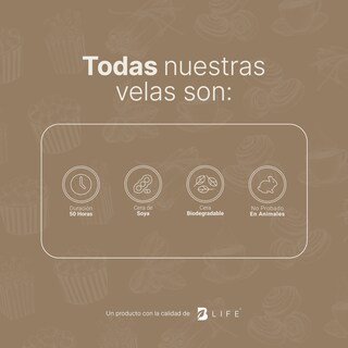 Foto 5 | Foto 5 | Kit 3 Velas de Soya Warm Wishes B Life con Aromas Canela Palomita Caramelizada y Café Duración 50 Hrs