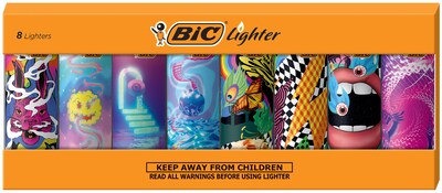 Foto 1 | Foto 1 | Lighter Bic Special Edition Prismatic Series Juego De 8 - Venta Internacional.