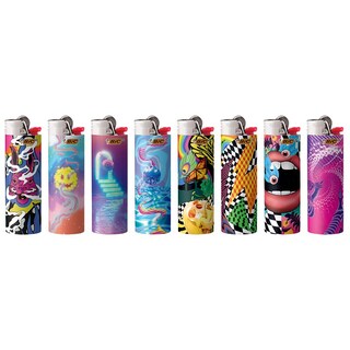 Foto 2 | Foto 2 | Lighter Bic Special Edition Prismatic Series Juego De 8 - Venta Internacional.