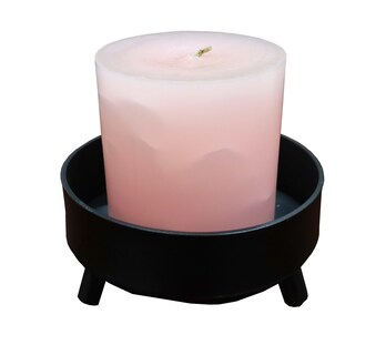 Foto 1 | Foto 1 | Vela Energética El Bazar Store Color Rosa, Amor Y Compasión, Con Base De Acero