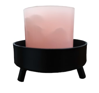 Foto 3 | Foto 3 | Vela Energética El Bazar Store Color Rosa, Amor Y Compasión, Con Base De Acero