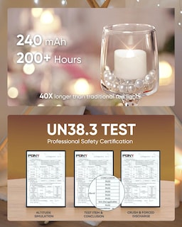 Foto 6 | Foto 6 | Velas De Té Led Sin Llama Homemory, Batería 200+h, Paquete De 12 Unidades - Venta Internacional.