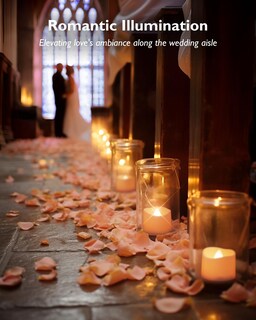 Foto 6 | Foto 6 | Velas Led Para Té Homemory, 24 Unidades, Funcionan Con Pilas - Venta Internacional.