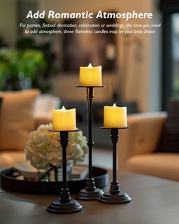 Foto 4 | Foto 4 | Velas Votivas Sin Llama Homemory De Más De 400 Horas Con Temporizador Remoto - Venta Internacional.