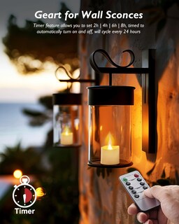 Foto 2 | Foto 2 | Velas Sin Llama Homemory, Paquete De 12 Con Mando A Distancia, 400 H - Venta Internacional.