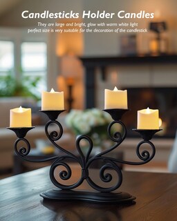 Foto 5 | Foto 5 | Velas Sin Llama Homemory, Paquete De 12 Con Mando A Distancia, 400 H - Venta Internacional.