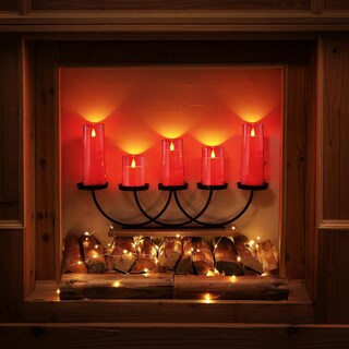 Foto 5 | Foto 5 | Velas Sin Llama Homemory, Led Acrílico Rojo Con Mando A Distancia, Juego De 5 - Venta Internacional.