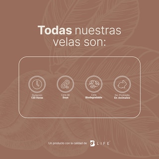 Foto 5 | Foto 5 | Vela De Soya Aromática | 600 G | Aroma Café Recién Hecho | Duración 120 Horas | Coffee Time Aromatic Candle | B Life.