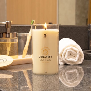 Foto 6 | Foto 6 | Vela De Soya Aromática | 600 G | Aroma Mango | Duración 120 Horas | Cera Para Masaje | Creamy Mango Aromatic Candle | B Life.