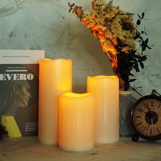 Foto 5 | Foto 5 | Velas Sin Llama Homemory, Impermeables, Con Mando A Distancia Y Temporizador, Juego De 3 - Venta Internacional.