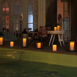 Foto 7 | Foto 7 | Velas Sin Llama Homemory, Impermeables, Con Mando A Distancia Y Temporizador, Juego De 3 - Venta Internacional.