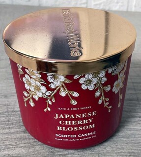 Foto 5 | Foto 5 | Candle Bath & Body Works, Flor De Cerezo Japonés, 3 Mechas, 430 Ml - Venta Internacional.