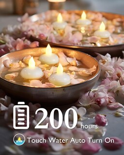 Foto 2 | Foto 2 | Velas Flotantes Sin Llama Homemory, Paquete De 48, Impermeables - Venta Internacional.