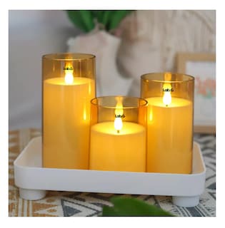Foto 4 | Foto 4 | Velas Eléctricas Led Flama Realista con Control Remoto 3 Piezas 7.5 cm