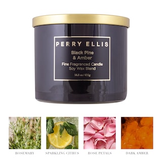 Foto 3 | Foto 3 | Vela Perfumada Perry Ellis Black Pine + Amber Soy Luxury - Venta Internacional