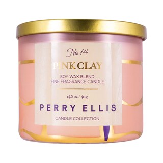 Foto 1 | Foto 1 | Vela Aromática Perry Ellis Pink Clay Soy, 60 Horas De Combustión - Venta Internacional.