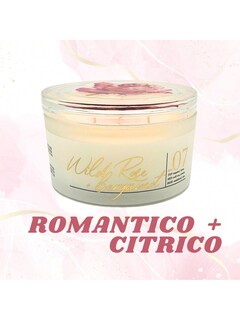 Foto 6 | Foto 6 | Vela Aromáticas Decorativas Premium Rosa Salvaje y Bergamota 285gr de Aromaterapia Duración 45 hrs