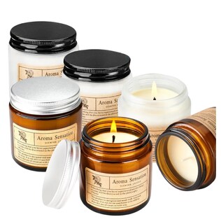 Foto 1 | Foto 1 | Xtellar Set De 6 Velas Aromáticas Esenciales Decadentemente Lujosas De Cera De Soja, Ideal Para Aromaterapia