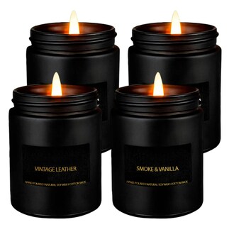 Foto 1 | Foto 1 | Xtellar Set De 4 Velas Aromáticas Negras Premium Para Aromaterapia Y Decoración