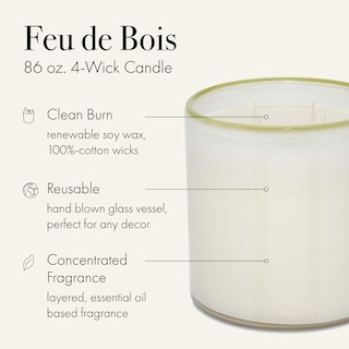 Foto 2 | Foto 2 | Vela Lafco New York Luxe Feu De Bois, 2,5 L, 200 Horas De Combustión - Venta Internacional.