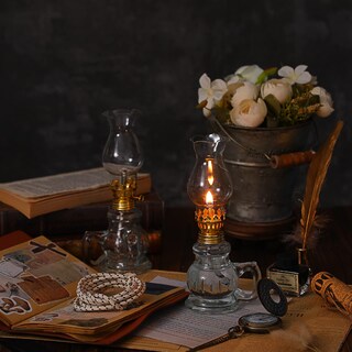Foto 2 | Foto 2 | Oil Lamp Yexiya, Lámpara Vintage De Queroseno De Vidrio, Juego De 6 - Venta Internacional.