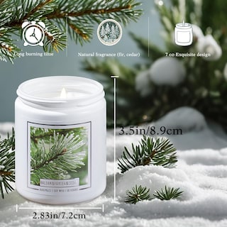 Foto 2 | Foto 2 | Bálsamo De Abeto Navideño Con Aroma A Pino De Candle Homsolver, 200 Ml - Venta Internacional.