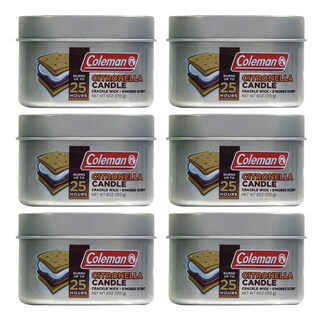 Foto 2 | Foto 2 | Vela Coleman Con Aroma A Citronela Para Exteriores, 175 Ml, Paquete De 6 - Venta Internacional.