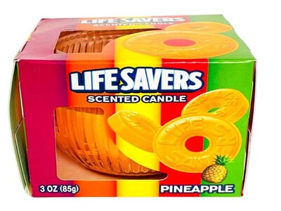 Foto 1 | Foto 1 | Vela Perfumada Life Savers Pineapple, Tarro De 90 Ml, 25 H De Duración - Venta Internacional.
